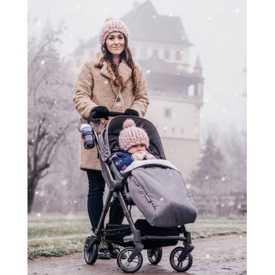 Twistshake Μαξιλάρι Καροτσιού Θέσης + Ποδόσακος Grey