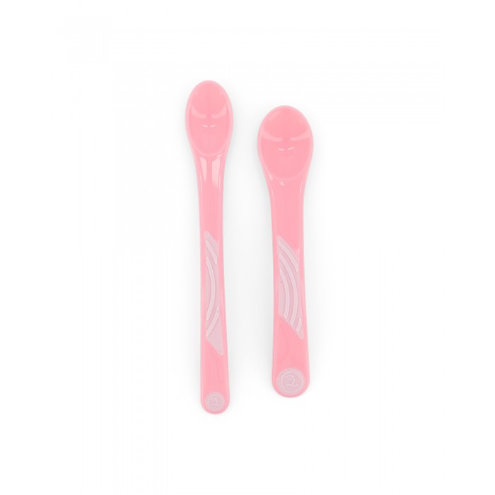 Twistshake 2x Κουταλάκια Ταΐσματος 4+ Mηνών Pastel Pink