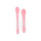 Twistshake 2x Κουταλάκια Ταΐσματος 4+ Mηνών Pastel Pink
