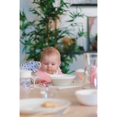 Twistshake Μπολ Φαγητού Αντιολισθητικό 6+ Μηνών White