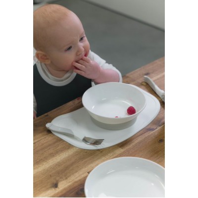 Twistshake Ανοξείδωτο Σετ Κουτάλι, Μαχαίρι, Πιρούνι 12+ Μηνών White