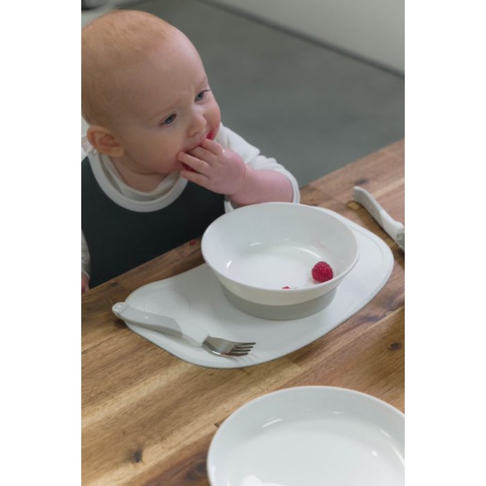 Twistshake Ανοξείδωτο Σετ Κουτάλι, Μαχαίρι, Πιρούνι 12+ Μηνών White