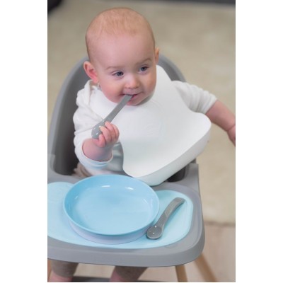 Twistshake 2x Κουταλάκια Ταΐσματος 4+ Μηνών Pastel Grey