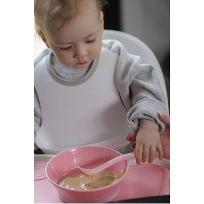 Twistshake 3x Κουταλάκια Ταΐσματος 4+ Μηνών Pastel Pink