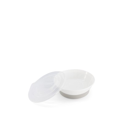 Twistshake Μπολ Φαγητού Αντιολισθητικό 6+ Μηνών White