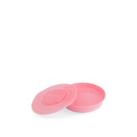 Twistshake Πιάτο Αντιολισθητικό 6+ Μηνών Pastel Pink