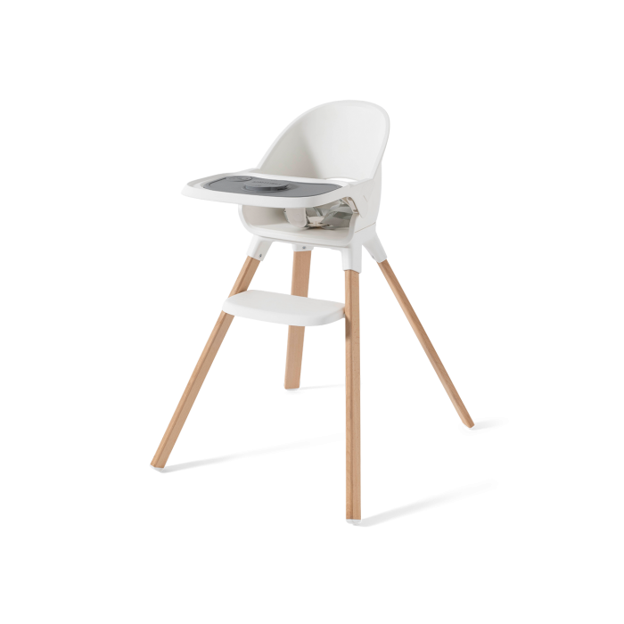 Twistshake Καρέκλα Φαγητού White Natural Wood