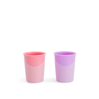 Twistshake Εκπαιδευτικό Ποτήρι 170ml 6+Μηνών Pastel Pink Purple 2τμχ