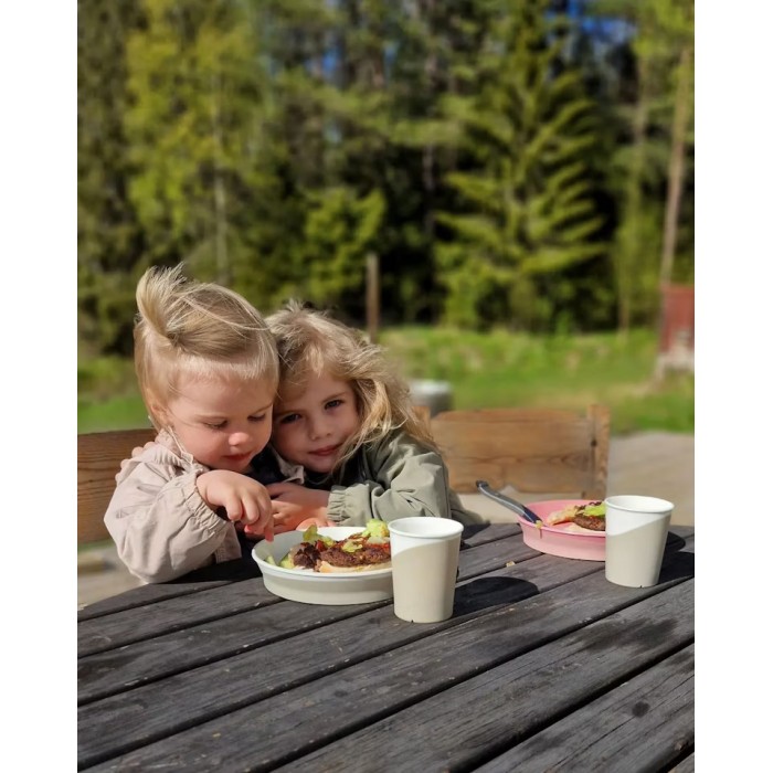 Twistshake Εκπαιδευτικό Ποτήρι 170ml 6+Μηνών Pastel Grey White 2τμχ