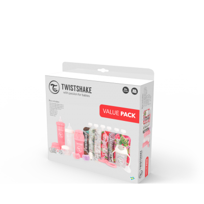 Twistshake Μπιμπερό Bundle 2 Promo Pack Κορίτσι
