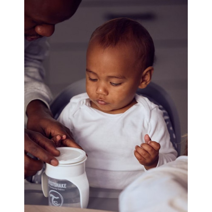 Twistshake Κύπελλο Spill-Free 360° 230ml 6+Μηνών White