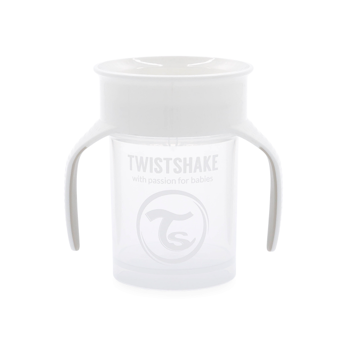 Twistshake Κύπελλο Spill-Free 360° 230ml 6+Μηνών White