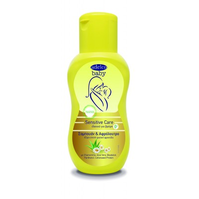 Adelco baby Sensitive Care Σαμπουάν & Αφρόλουτρο 300ml
