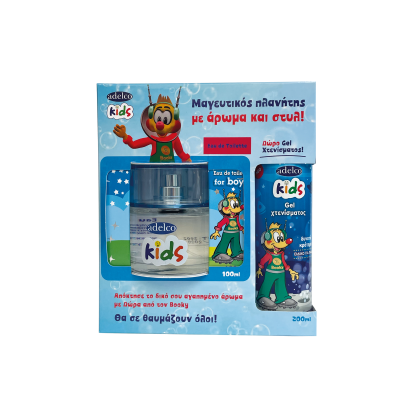 Adelco Kids EDT for boys 100 ml + Gel χτενίσματος 200ml 