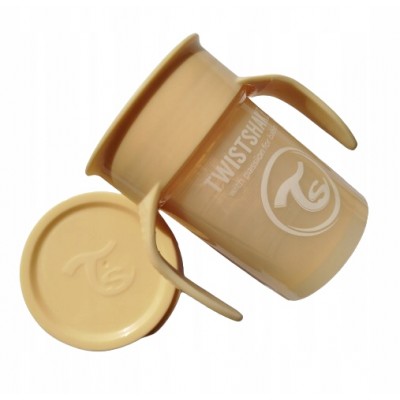 Twistshake Κύπελλο Spill-Free 360° 230ml 6+Μηνών Caramel Beige