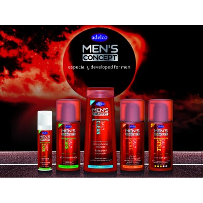 Adelco Men's Concept Daily Clean Traveller Σαμπουάν συμπυκνωμένο 75ml