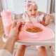 Twistshake Μπολ Φαγητού Αντιολισθητικό 6+ Μηνών Pastel Pink