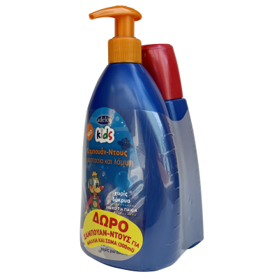 Set για το σπίτι-ταξίδι Προστασία και λάμψη Σαμπουάν-Ντους  500ml+300ml