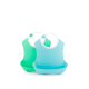 Twistshake Σαλιάρα 2τμχ 4+ Μηνών Pastel Blue / Green Twistshake Σαλιάρα 2τμχ 4+ Μηνών Pastel Blue / Green