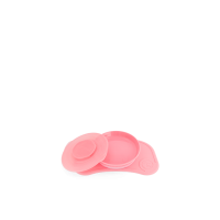 Twistshake Σουπλά Click-Μat Mini + πιάτο Pastel Pink