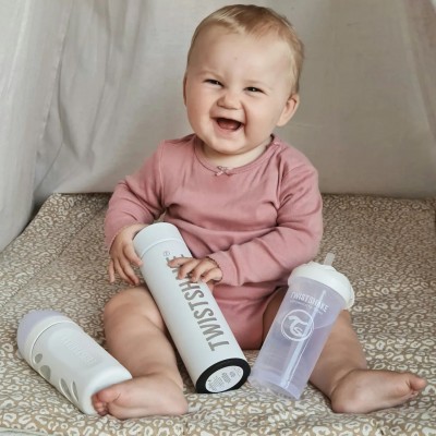 Twistshake Θερμός Ζεστού/Κρύου 420ml White