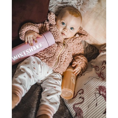 Twistshake Θερμός Ζεστού/Κρύου 420ml Pastel Pink