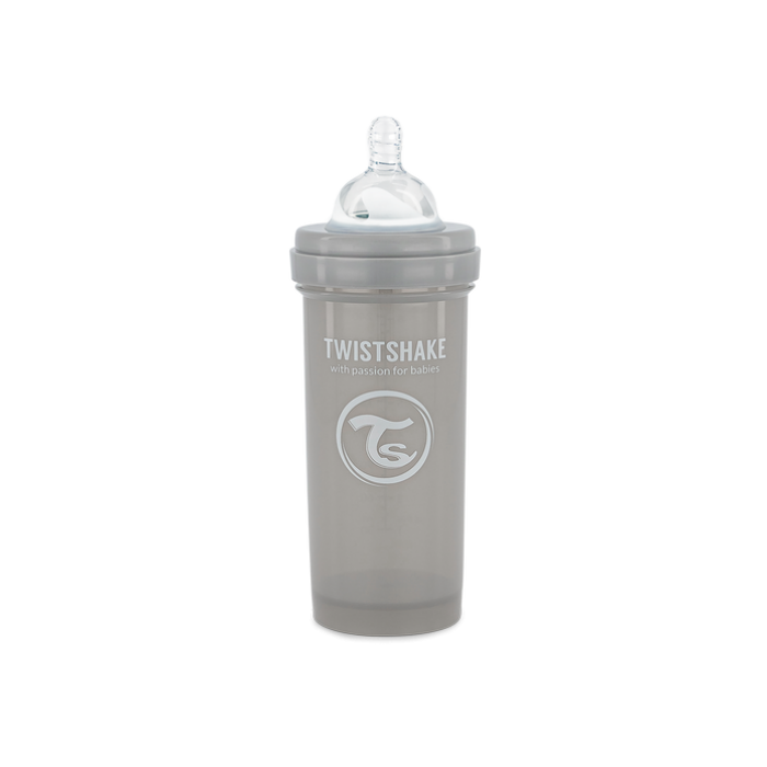 Twistshake Μπιμπερό Κατά Των Κολικών 260ml Pastel Grey