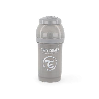Twistshake Μπιμπερό Κατά Των Κολικών 180ml Pastel Grey