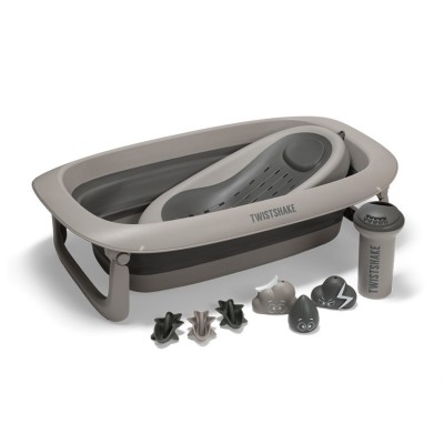 Twistshake Βρεφικό Μπανάκι με Αξεσουάρ Faded Grey V2