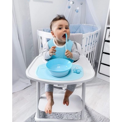 Twistshake Σαλιάρα 2τμχ 4+ Μηνών Pastel Blue / Green