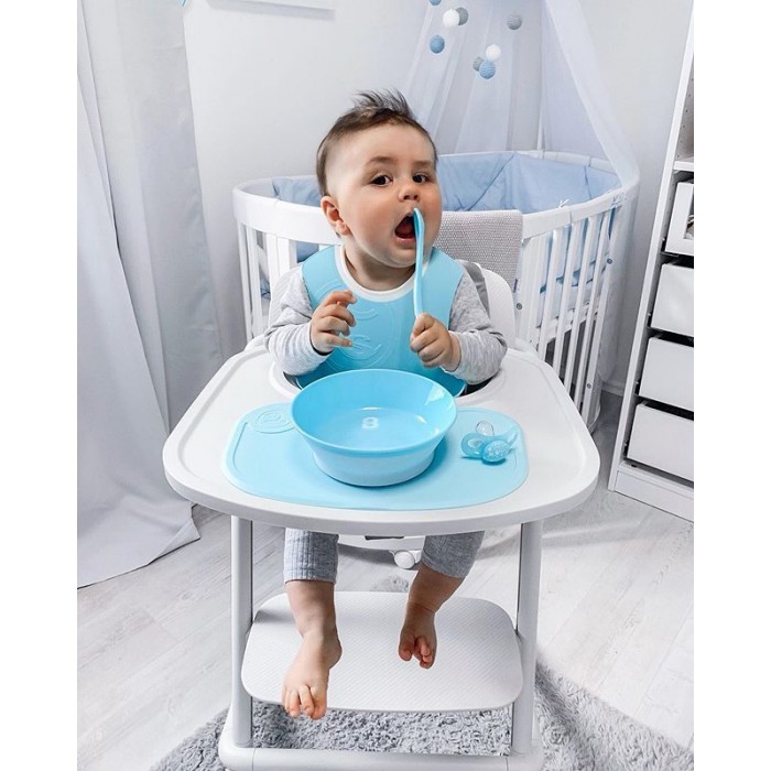 Twistshake Σαλιάρα 2τμχ 4+ Μηνών Pastel Blue / Green Twistshake Σαλιάρα 2τμχ 4+ Μηνών Pastel Blue / Green