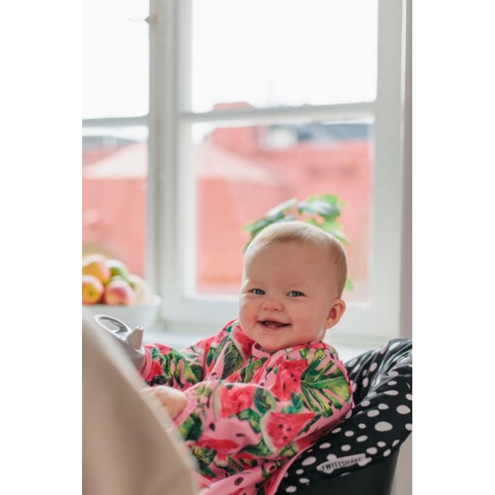 Twistshake Μακρυμάνικη Σαλιάρα Watermelon