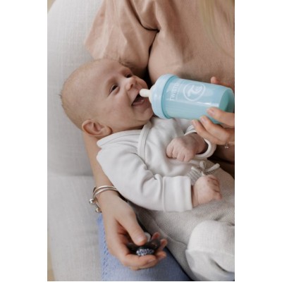 Twistshake Μπιμπερό Κατά Των Κολικών 180ml Pastel Blue