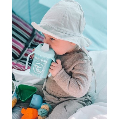 Twistshake Κύπελλο Mini Cup 230ml 4+ Μηνών Pastel Blue με μίξερ φρούτων