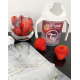 Twistshake Κύπελλο Mini Cup 230ml 4+ Μηνών White με μίξερ φρούτων
