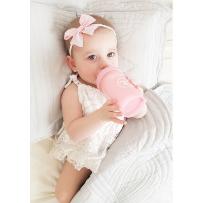 Twistshake Μπιμπερό Κατά Των Κολικών 180ml Pastel Pink