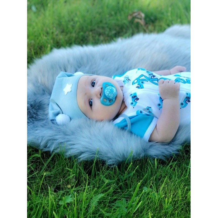 Twistshake 2x Πιπίλα 0-6 Μηνών Pastel Blue / Green