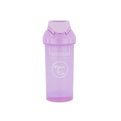 Twistshake Κύπελλο Straw Cup 360ml 6+ Μηνών Pastel Purple