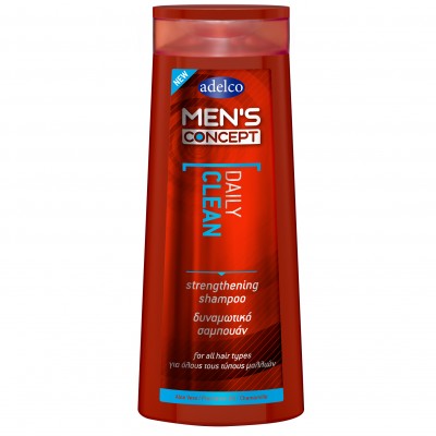 Adelco Men's Concept Daily Clean Δυναμωτικό Σαμπουάν 400ml