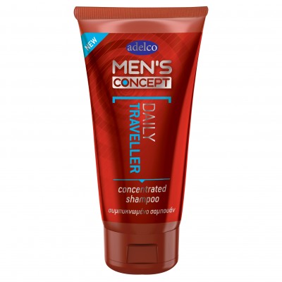 Adelco Men's Concept Daily Clean Traveller Σαμπουάν συμπυκνωμένο 75ml