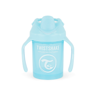 Twistshake Κύπελλο Mini Cup 230ml 4+ Μηνών Pastel Blue με μίξερ φρούτων
