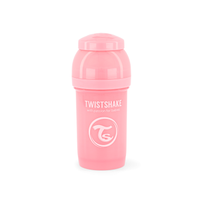 Twistshake Μπιμπερό Κατά Των Κολικών 180ml Pastel Pink
