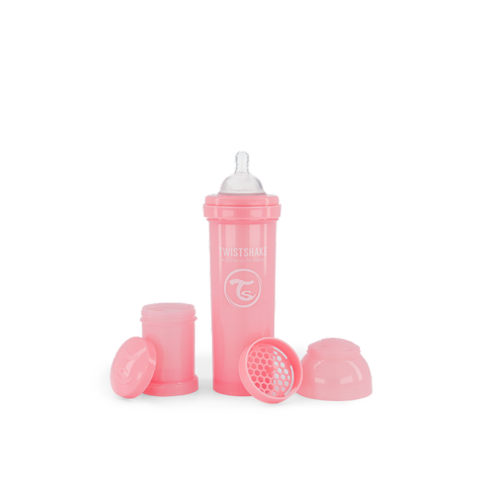 Twistshake Μπιμπερό Κατά Των Κολικών 330ml Pastel Pink