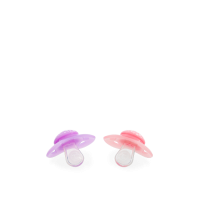 Twistshake 2x Πιπίλα 6+ Μηνών Pastel Pink / Purple