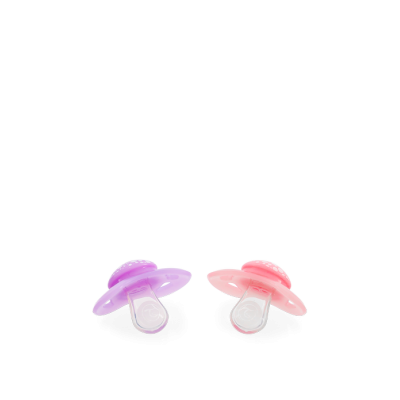 Twistshake 2x Πιπίλα 0-6 Μηνών Pastel Pink / Purple