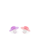 Twistshake 2x Πιπίλα 6+ Μηνών Pastel Pink / Purple