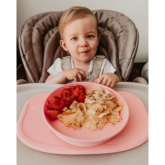 Twistshake Πιάτο Αντιολισθητικό 6+ Μηνών Pastel Pink