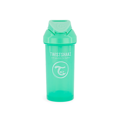 Twistshake Κύπελλο Straw Cup 360ml 6+ Μηνών Pastel Green