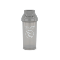 Twistshake Κύπελλο Straw Cup 360ml 6+ Μηνών Pastel Grey