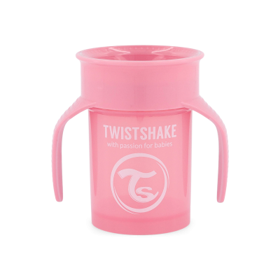Twistshake Κύπελλο Spill-Free 360° 230ml 6+Μηνών Pastel Pink